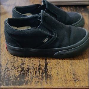 Vans, toddler boys 6, Black